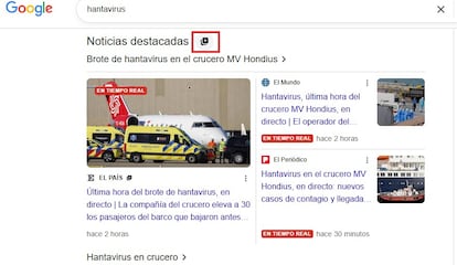 This is how you can choose EL PAÍS as your favorite media on Google for news searches | Communication and Media
