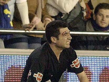 Vicente Egido, el <i>linier</i> agredido.