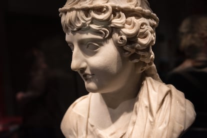 Busto de Livia Drusila encontrada en Pompeya.