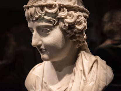 Busto de Livia Drusila encontrada en Pompeya.