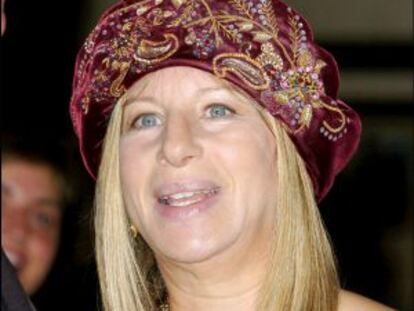 La cantante Barbra Streisand