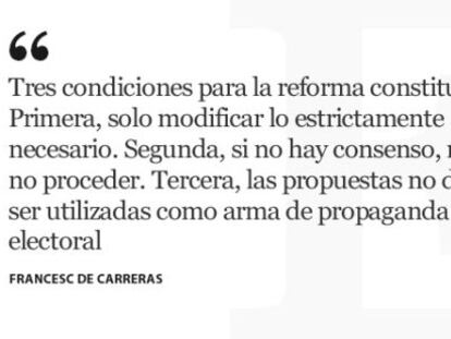 Si de reformar se trata