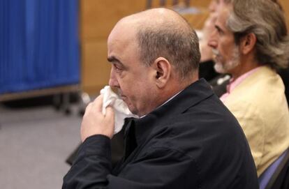 Rafael Chacón, fabricante del Bio-Bac, durante la primera sesión del juicio.