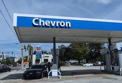 Una gasolinera de la petrolera Chevron en Florida