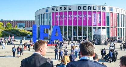 Entrada a la feria IFA de Berlín. 