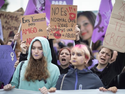 Manifestación del pasado 8 de marzo en Sevilla.