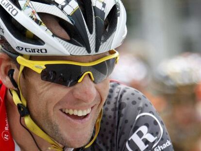 Lance Armstrong en la vuelta a Suiza de 2010