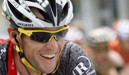 Lance Armstrong en la vuelta a Suiza de 2010