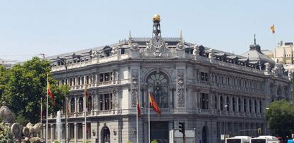 Edificio del Banco de Espa&ntilde;a en Madrid.