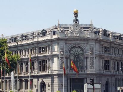 Edificio del Banco de Espa&ntilde;a en Madrid.