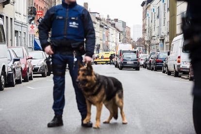 Agentes franceses han participado junto a las fuerzas de seguridad belgas en registros efectuados en Bruselas durante los últimos días.