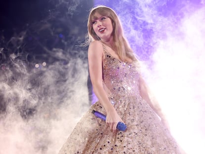 Taylor Swift durante un concierto en la ciudad de Detroit (EE UU), el pasado 9 de junio.
