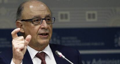El ministro de Hacienda en funciones, Cristóbal Montoro.