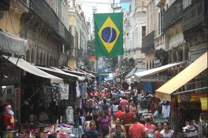 Regi&atilde;o do Saara, no centro do Rio.