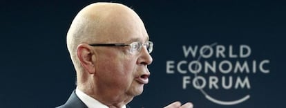 El presidente ejecutivo y fundador del Foro Econ&oacute;mico Mundial de Davos,  Klaus Schwab.