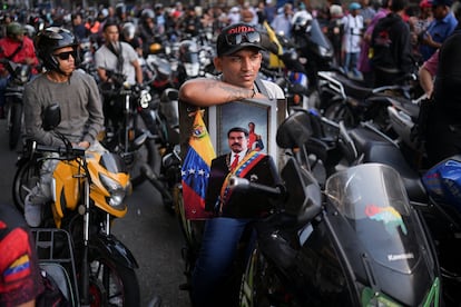 Simpatizantes de Nicolás Maduro, en Caracas, el 4 de junio.