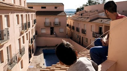 Una urbanización okupada en Cuevas del Almanzora, Almería.