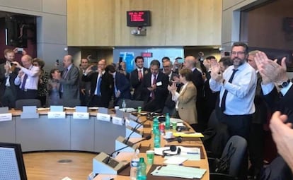 Chanceler brasileiro Ernesto Araújo celebra acordo firmado entre o Mercosul e a União Europeia.