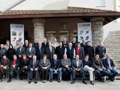 Participantes en la convención de ventas de la empresa Izar.