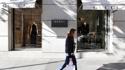 Imagen de archivo de una tienda de Gucci en Madrid.