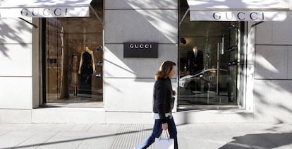 Imagen de archivo de una tienda de Gucci en Madrid.