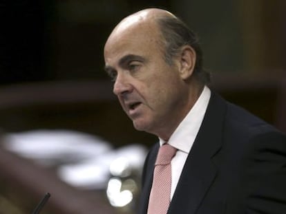 El ministro de Econom&iacute;a y Competitividad, Luis de Guindos.