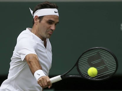 Roger Federer vs Marin Cilic en la final de Wimbledon