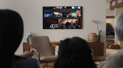 Enviar contenidos al Apple TV desde el HomePod Mini.