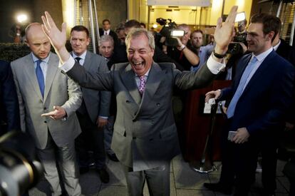 Nigel Farage, líder del UKIP