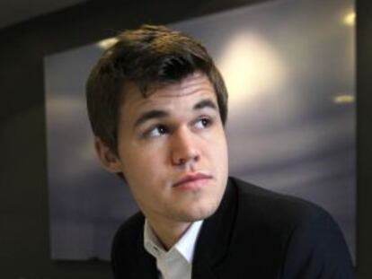 Carlsen, en febrero de 2014 en Oslo.