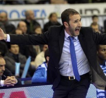 Sito Alonso, entrenador del Lagun Aro.