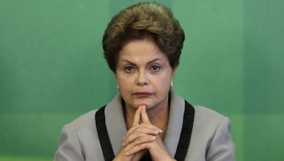 Dilma Rousseff en Brasilia.