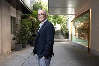 François Lacombe, director general de Danone Iberia, en el Hotel Villamagna.