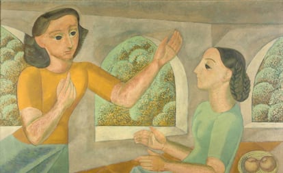 'La Anunciación', obra pintada por Norah Borges en 1945.