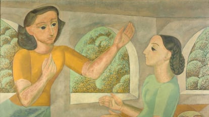 'La Anunciación', obra pintada por Norah Borges en 1945.