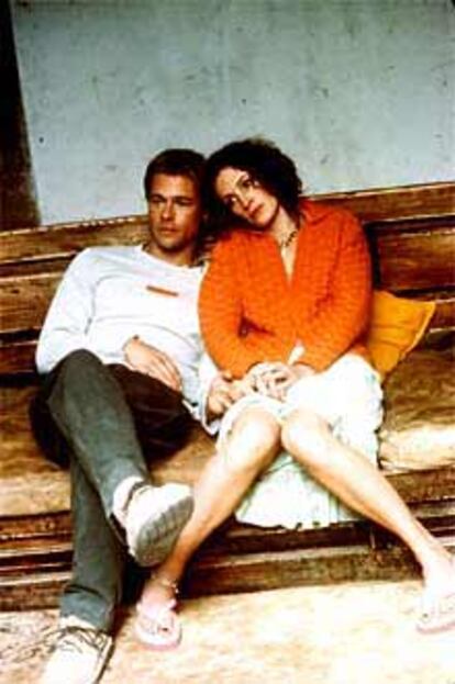 Brad Pitt y Julia Roberts, en un momento de <i>The Mexican,</i> la película de Gore Verbinski.