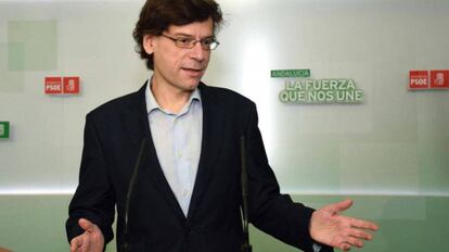 El diputado andaluz del PSOE Carmelo Gómez.