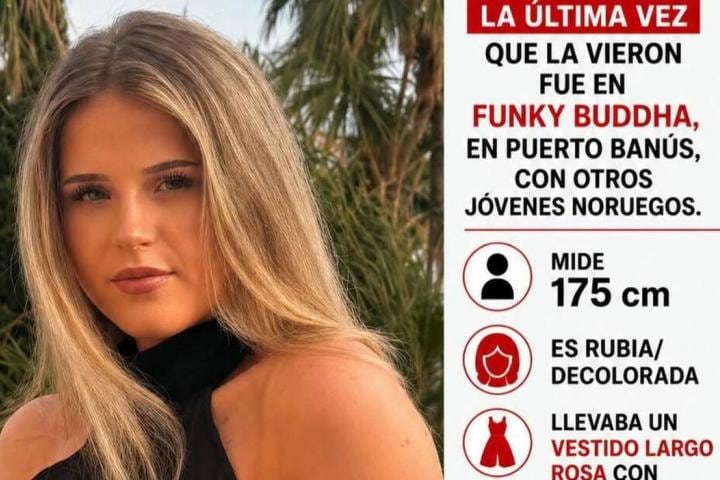La Guardia Civil busca al camionero que atropelló a Nikoline, una adolescente noruega que celebraba en Marbella el triunfo de su selección
