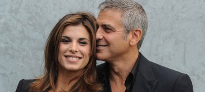 George Clooney y Elisabetta Canalis, en una imagen de 2010