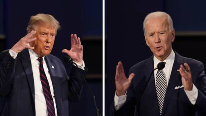 Donald Trump y Joe Biden, rivales por la Casa Blanca. / EP