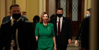 La líder demócrata y presidenta de la Cámara de Representantes de Estados Unidos, Nancy Pelosi