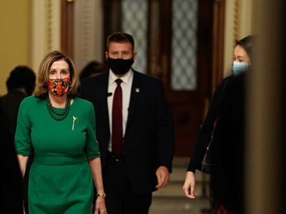 La líder demócrata y presidenta de la Cámara de Representantes de Estados Unidos, Nancy Pelosi