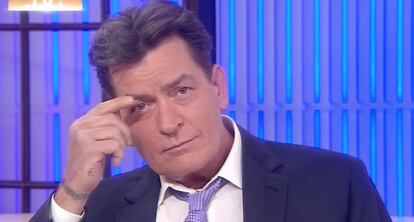 Charlie Sheen, en una entrevista en televisión.