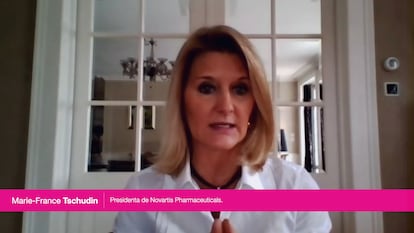 Marie-France Tschudin, presidenta de Novartis Pharmaceuticals