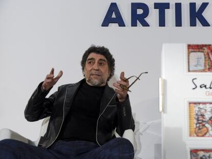 Joaqu&iacute;n Sabina, el mi&eacute;rcoles, durante la presentaci&oacute;n del libro &#039;Garagatos&#039;.