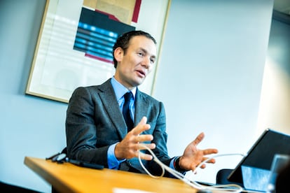 Alexandre de Rothschild, durante la entrevista.