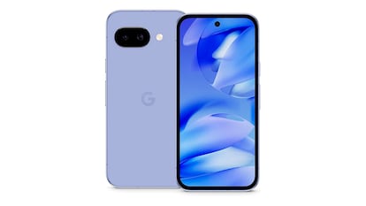 Móvil gama media 2025 sobre fondo blanco.