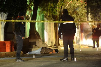 Un hombre asesinado en la Ciudad de México el pasado 10 de enero.