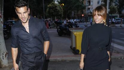 Mario Casas y Blanca Suárez, el jueves en Madrid.