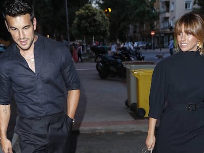Mario Casas y Blanca Suárez, el jueves en Madrid.